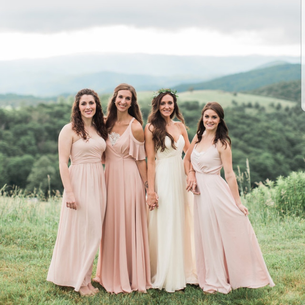 🛍Blush bridesmaid dress